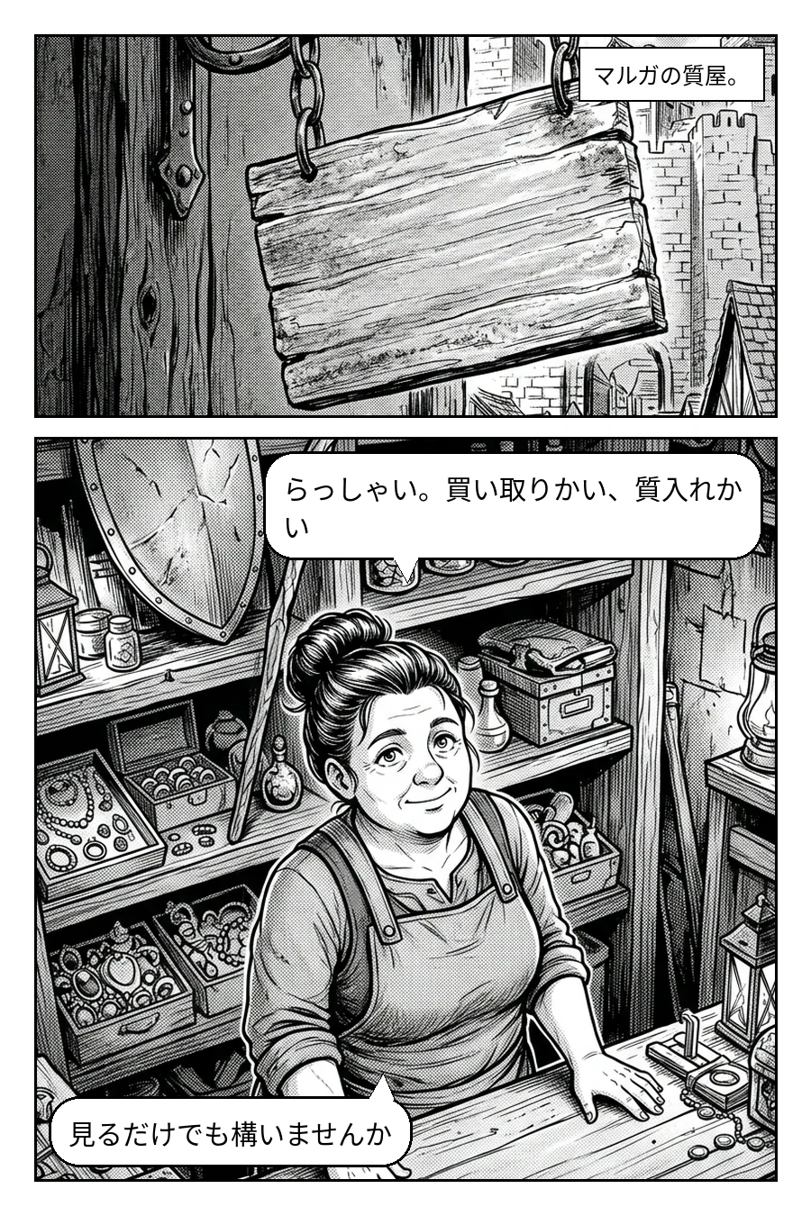 錆びた剣の値打ち 3ページ目