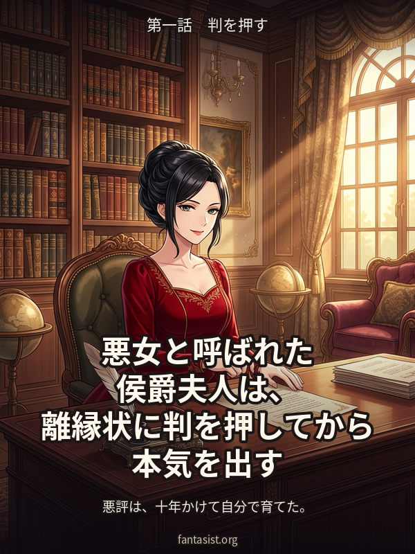 悪女と呼ばれた侯爵夫人は、離縁状に判を押してから本気を出す カバー